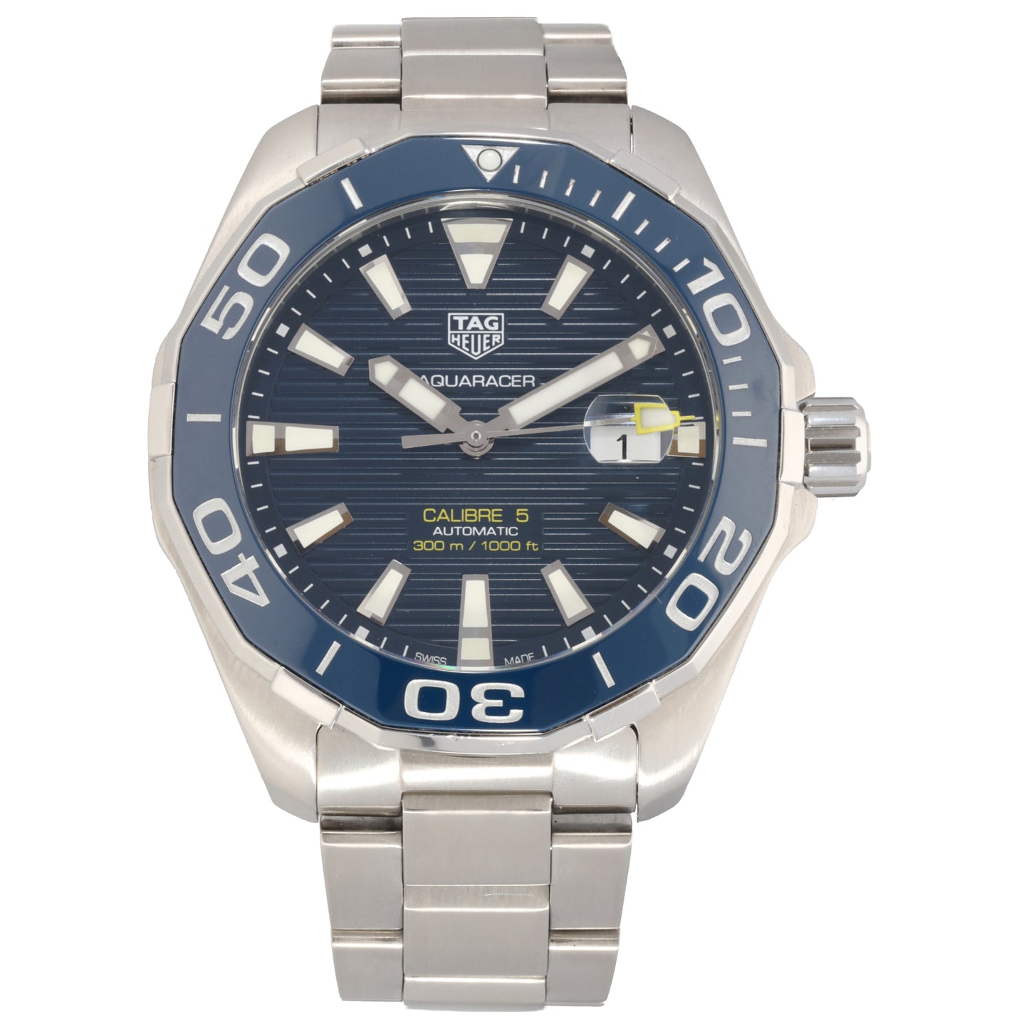 Tag Heuer Aquaracer WAY201B 43mm Stainless Steel Watch