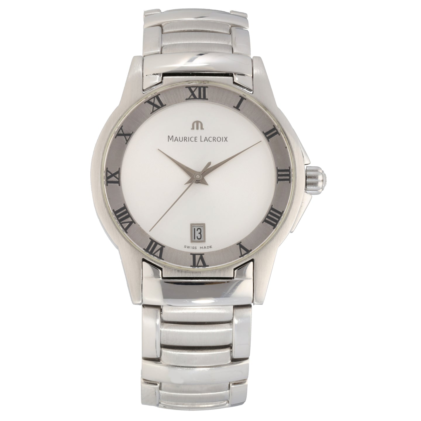 Maurice lacroix 2025 stainless steel watch