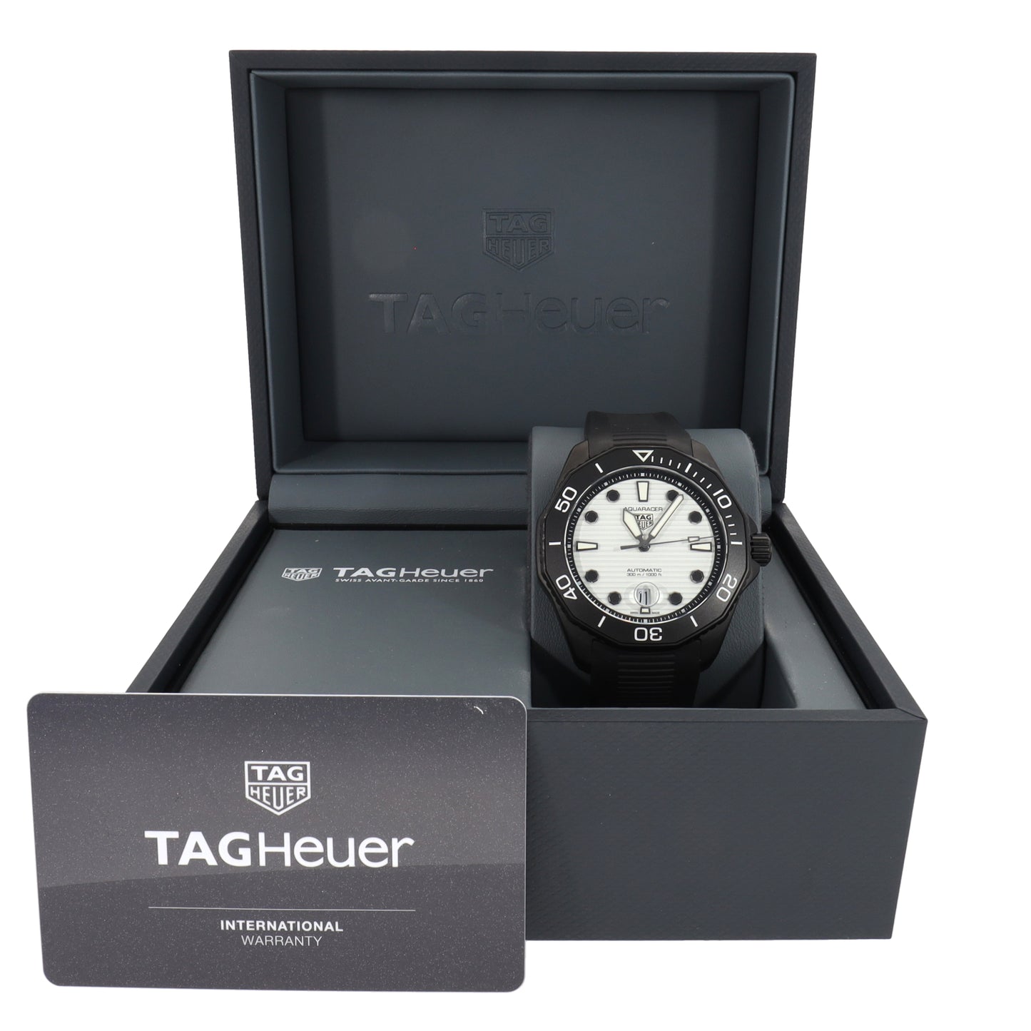 Tag Heuer Aquaracer WBP201D 43mm DLC Stainless Steel Watch