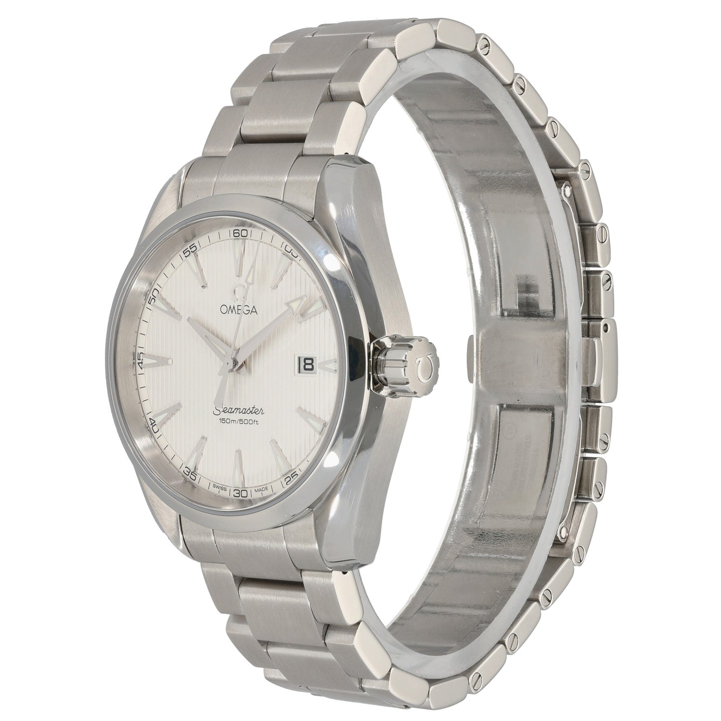 Omega Seamaster Aqua Terra 37mm Stainless Steel Watch – H&T