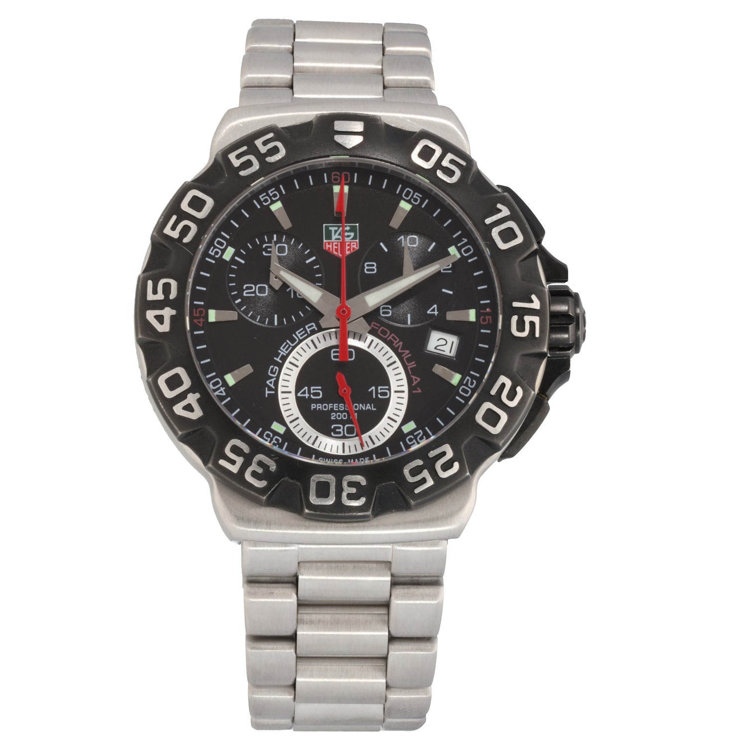 Tag Heuer Formula 1 CAH1110 41mm Stainless Steel Watch – H&T