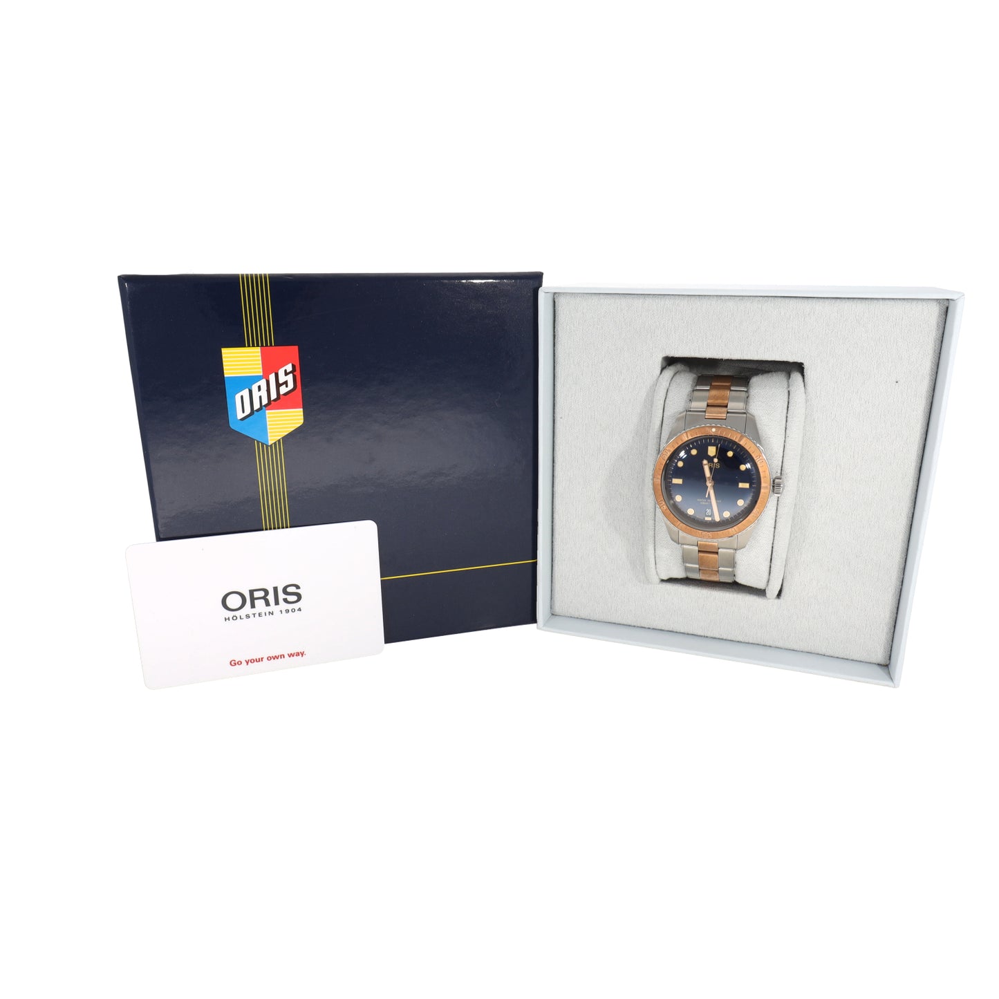 Oris Divers 7707-4301 40mm Bi-Colour Watch