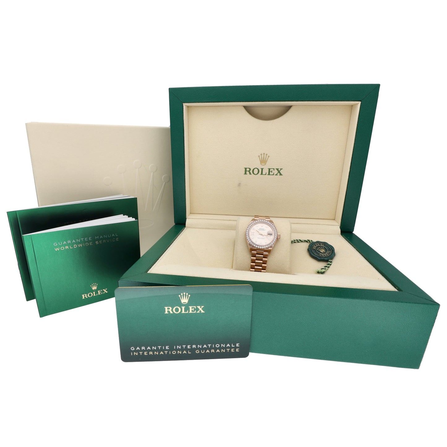 Rolex Lady Datejust 279135RBR 28mm Gold Watch