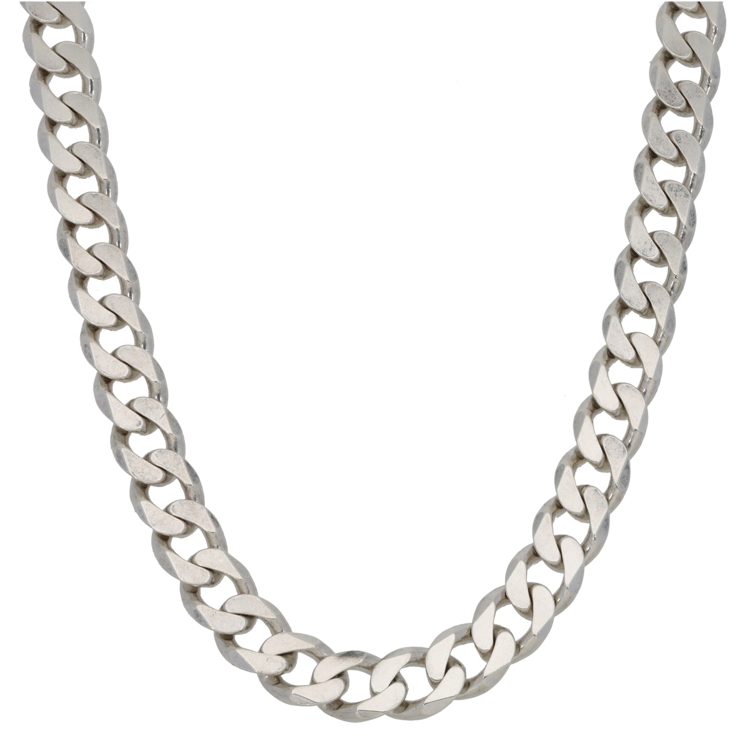 Silver Sterling Curb Chain 20"