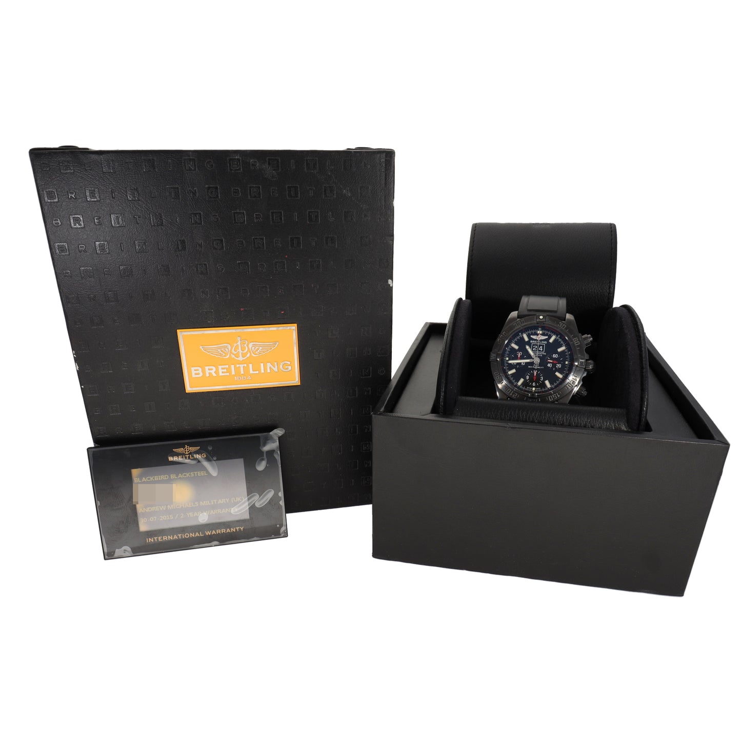 Breitling Blackbird M44359 44mm Stainless Steel Watch