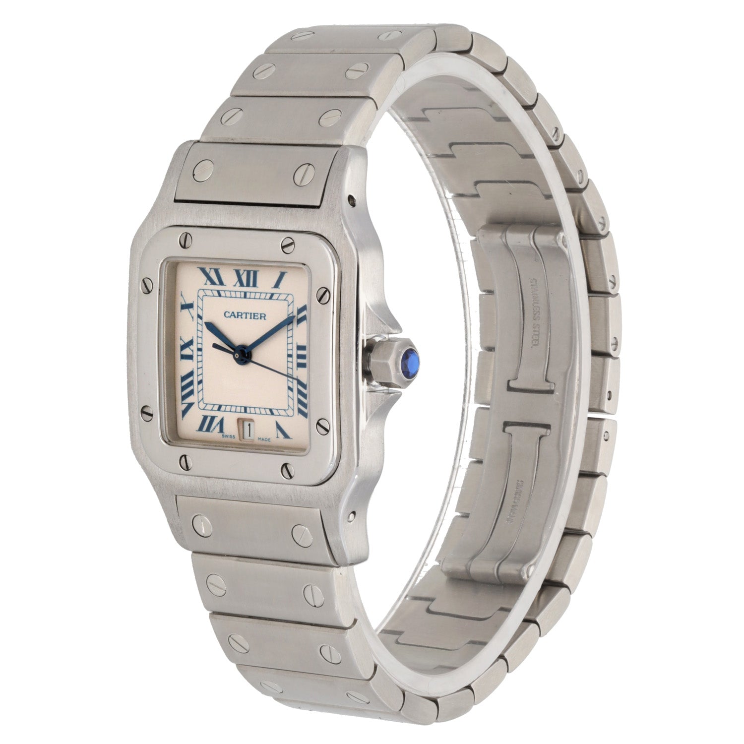 Cartier galbee santos on sale ladies