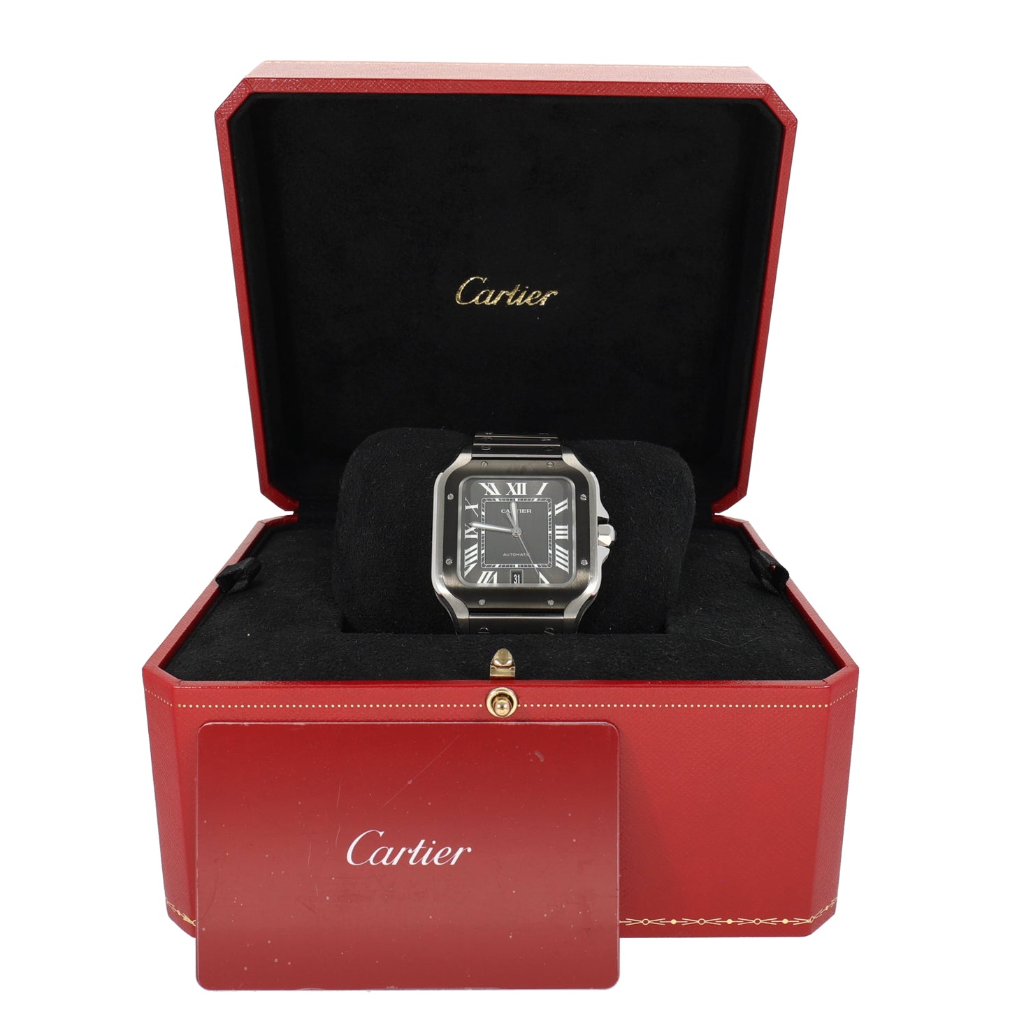 Cartier Santos WSSA0037 39.8mm Stainless Steel Watch