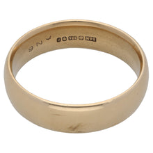 Load image into Gallery viewer, 9ct Gold Plain Wedding Ring Size T
