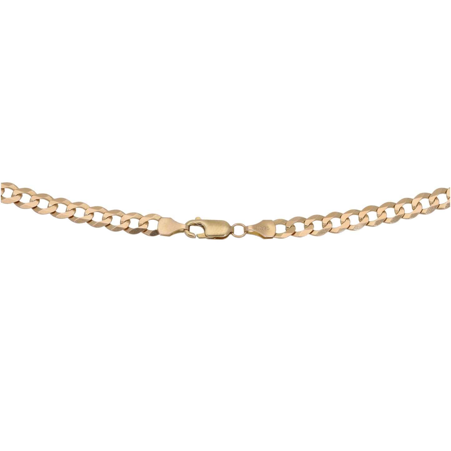 9ct Gold Curb Chain 22"