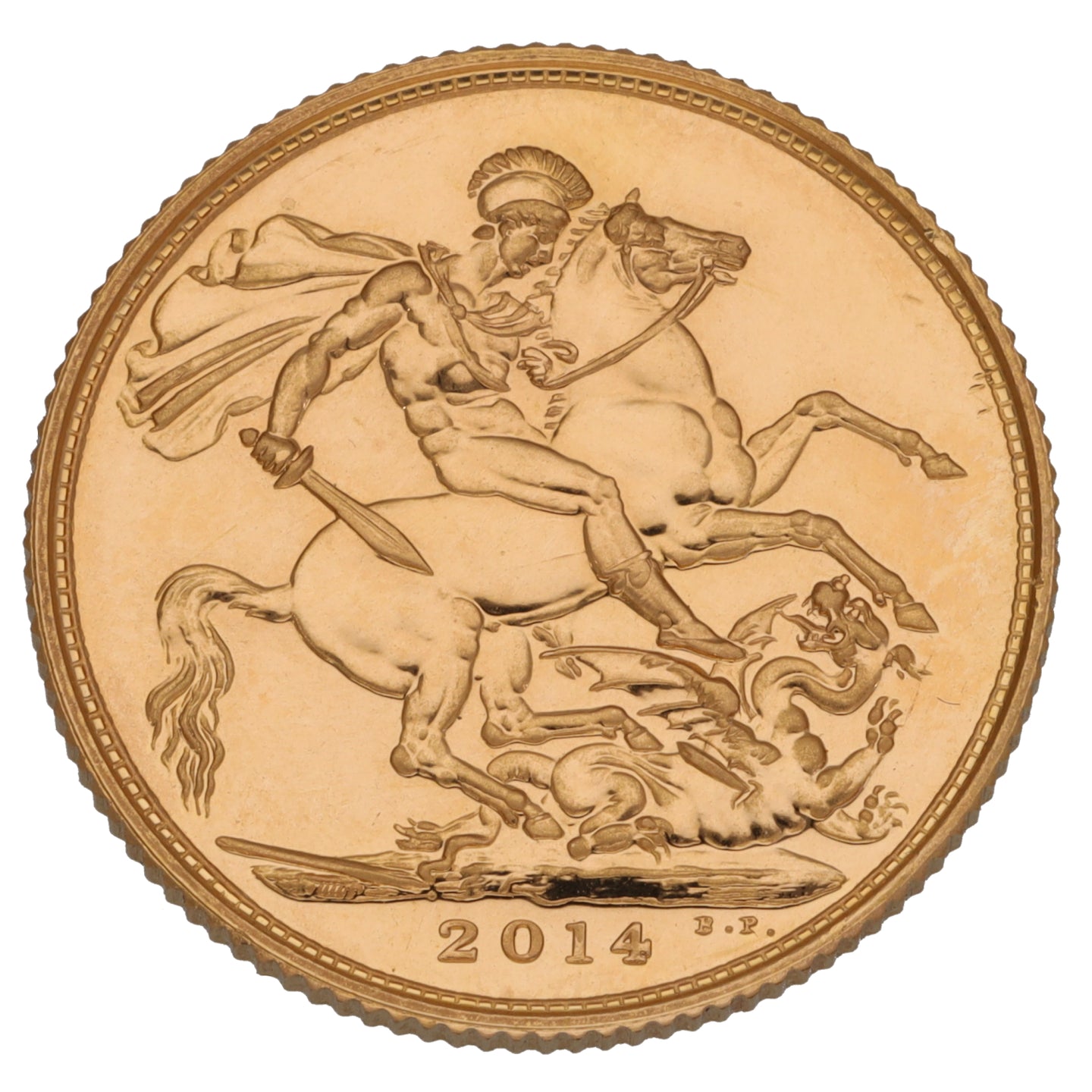 22ct Gold Queen Elizabeth II Full Sovereign Coin 2014